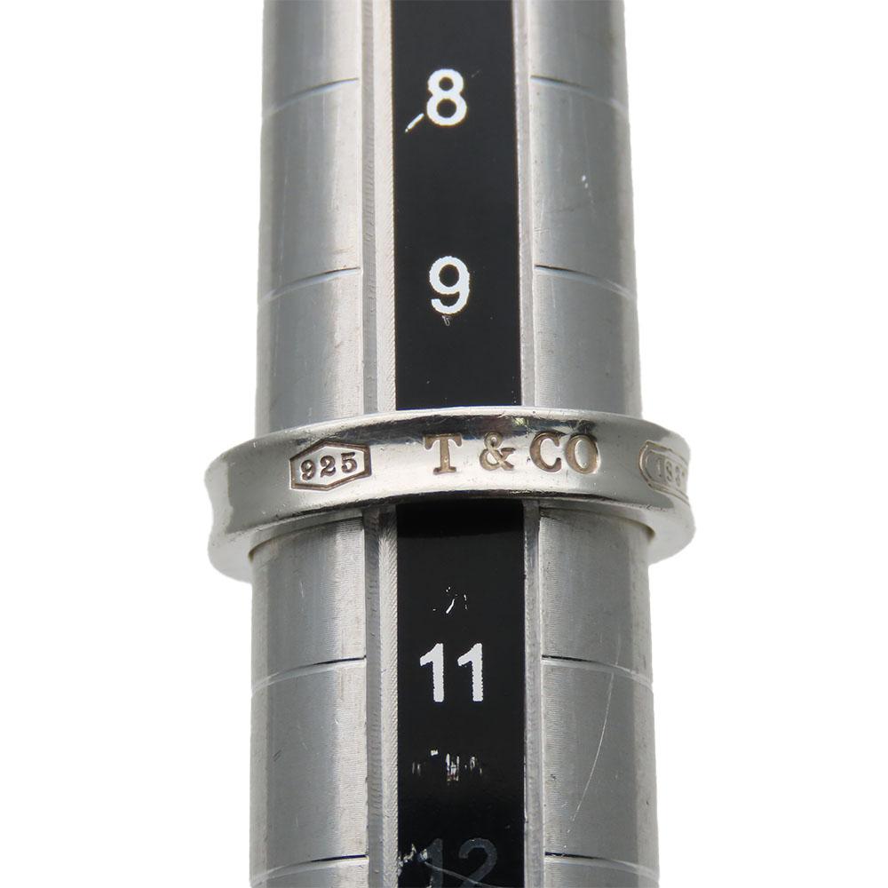 Used TIFFANY&Co. Ring Narrow 1837 EU#50 Silver925 3.8g Silver Accessories