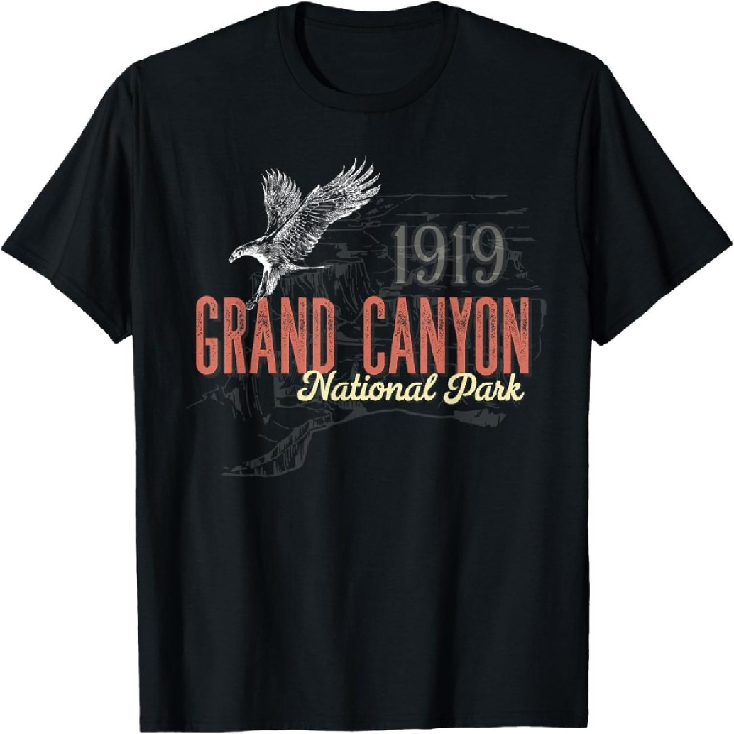

Grand Canyon National Park Outdoor Vintage-Look Souvenir T-Shirt XXXXXL різнокольоровий