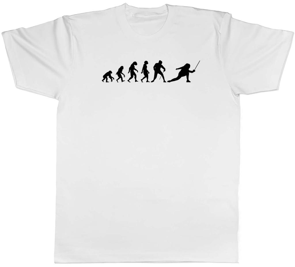 Evolution of Fencing Unisexs Unisex TShirt Tee