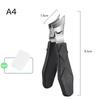 1Pcs Stainless Steel Diagonal Toenail Clipper For Ingrown Or Thick Toenails Trimmer Professional Podiatrist Toenail Nipper