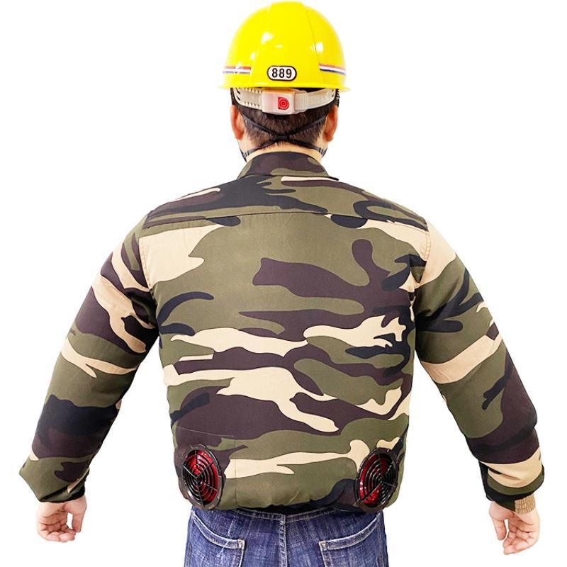 12V Cooling Air Conditioner Workwear Adjustable Fan Long Endurance Battery Full Set for Outdoor Exhibition Staff