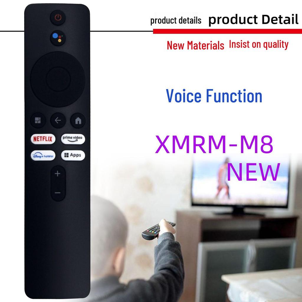 Kompatibel mit Xiaomi TV Box Bluetooth Sprachfernbedienung XMRM-M3/M6/M8/M2