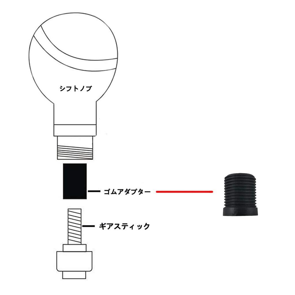 Lunsom Shift Knob Spring Metal Shift Knob Heavy Weight Suitable