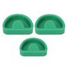 Silicone Dental Model Disassemble Portable Dental Plaster Model Base for Clinic Shop Green