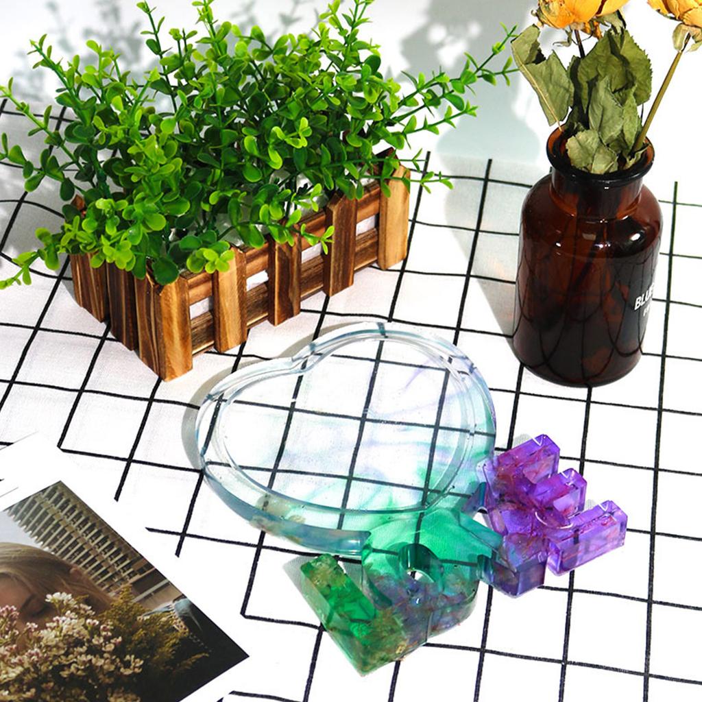 Love Home Family Silicone Molds Picture Photo Frame Epoxy Resin Mold DIY Crafts Jewelry Making Home Tabletop Decorations
