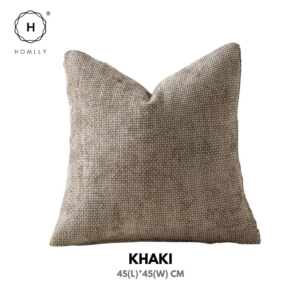 HOMLLY Sadii Teksturowana Poszewka na Poduszkę Dekoracyjną z Chenille (45 x 45 cm) X2SZT