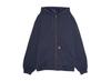X Dickies Quilted Lined Zip Up Hooded Sweatshirt Navy
