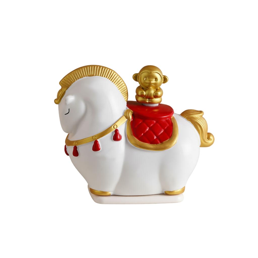 Horse Toothpick Holder - Creative Desktop Toothpick Dispenser, Horse Decorative Ornament for Home Kitchen , Cute Novelty Toothpick Container
