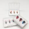 9Pcs-3 Boxs Bundle Fly Fishing Flies 3 different styles Wet Flies Bait for Flishing Trout/carp Artificial Lure Accessories (with Flies Box)
