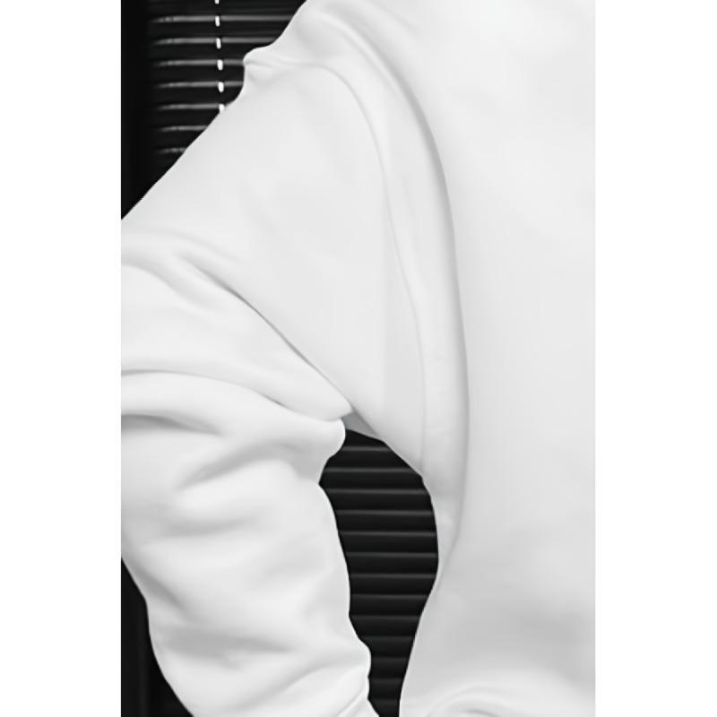 Men's Round Neck Sweatshirt With Cat Pumpkin Moon And Happy Halloween Print For Party Wear.