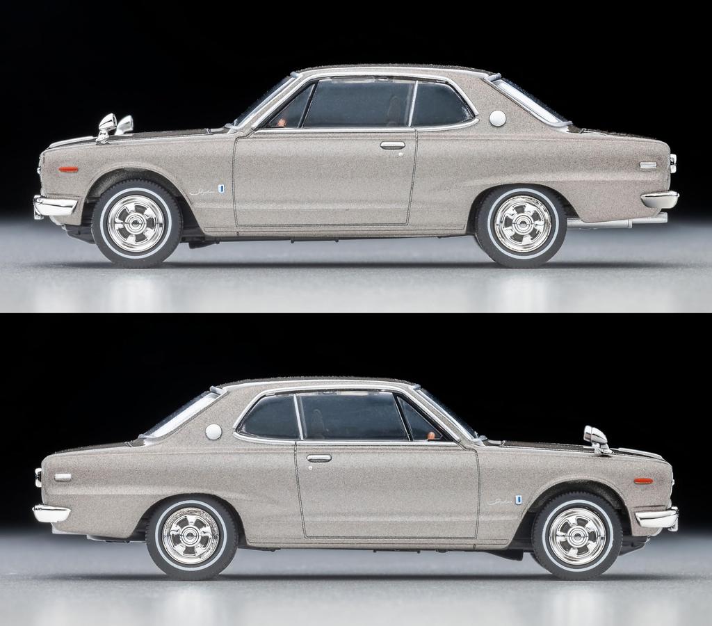 Tomytec Tomica Limited Vintage Neo Scale Nissan Skyline Hardtop 2000GT Silver 1971 Model 336495 1/64 LV-N357a (Finished Model)