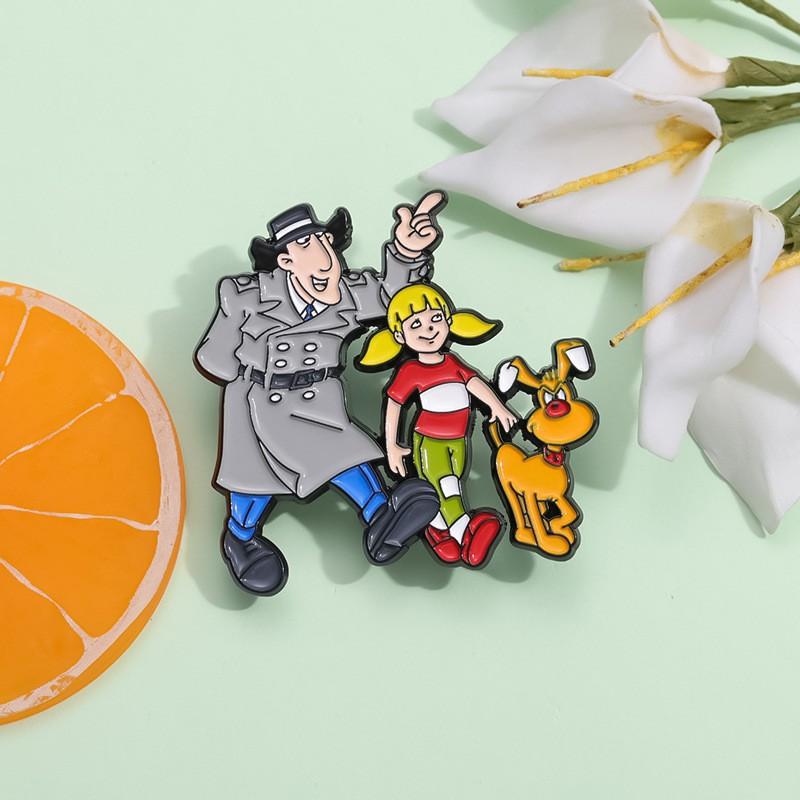 Cartoon Animation Movies Enamel Pins Cute Characters Brooches For Friends Lapel Badge Backpack Accessories Fashion Jewelry Gifts