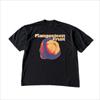 Summer New Y2K Classic Tomato Print White Round Neck Pure Cotton T-shirt Couple T-shirt Harajuku Top Women's Wear