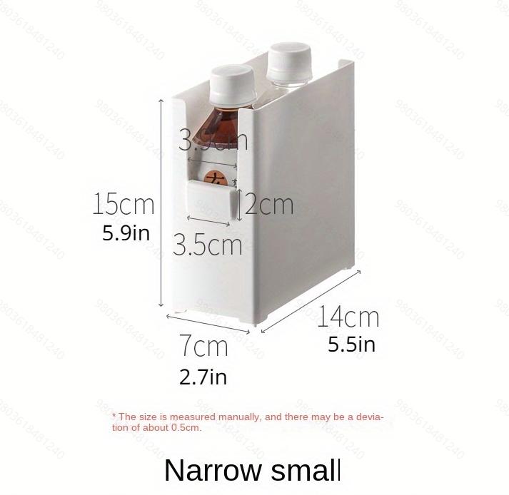 1pc plastic drawer organizer, multiple compartment storage boxes for kitchen cabinets, cosmetics, and desk accessories, durable