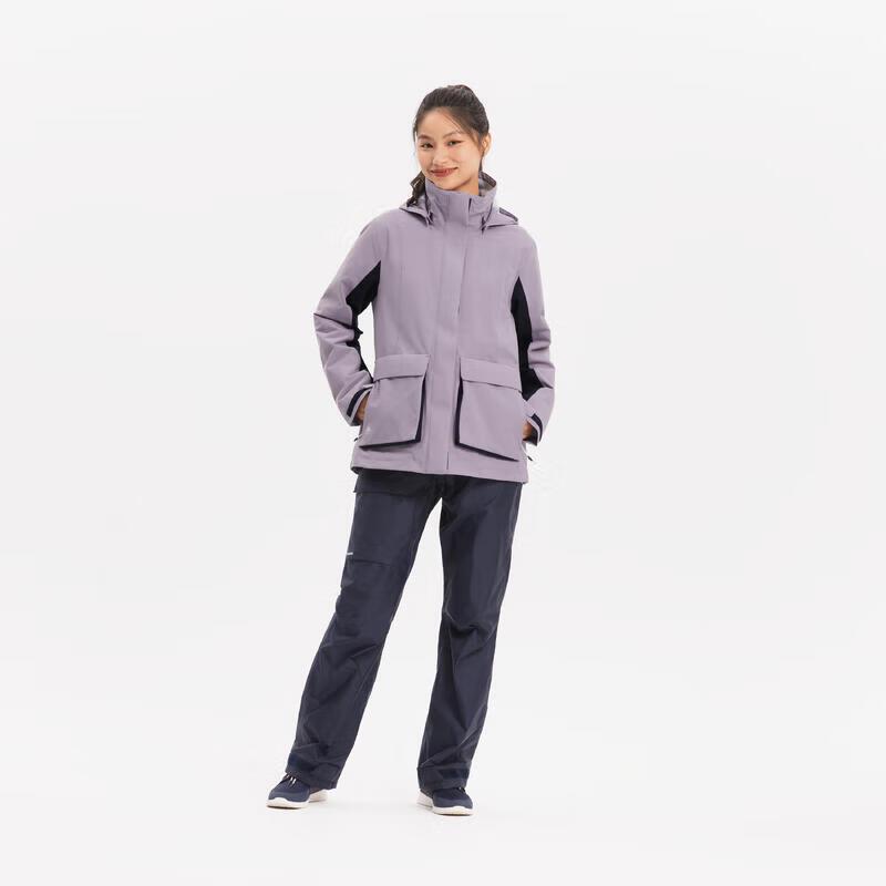Decathlon Women s Windproof Waterproof Outdoor Fleece Jacket M