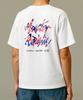 MONSTER REPUBLIC Vintage Circle Logo Mix Red T-Shirt White_8107