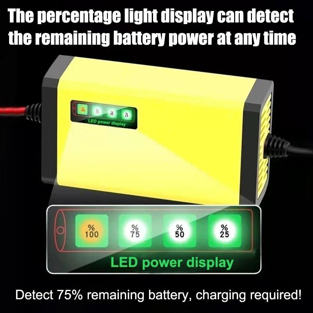 12V 2A Car Battery Charger LED Display Power Adapter Lead Acid Battery Charger Lead Acid Battery