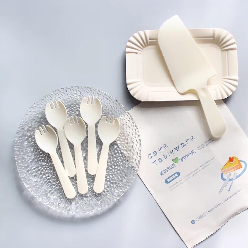 Disposable Birthday Cake Tableware Set