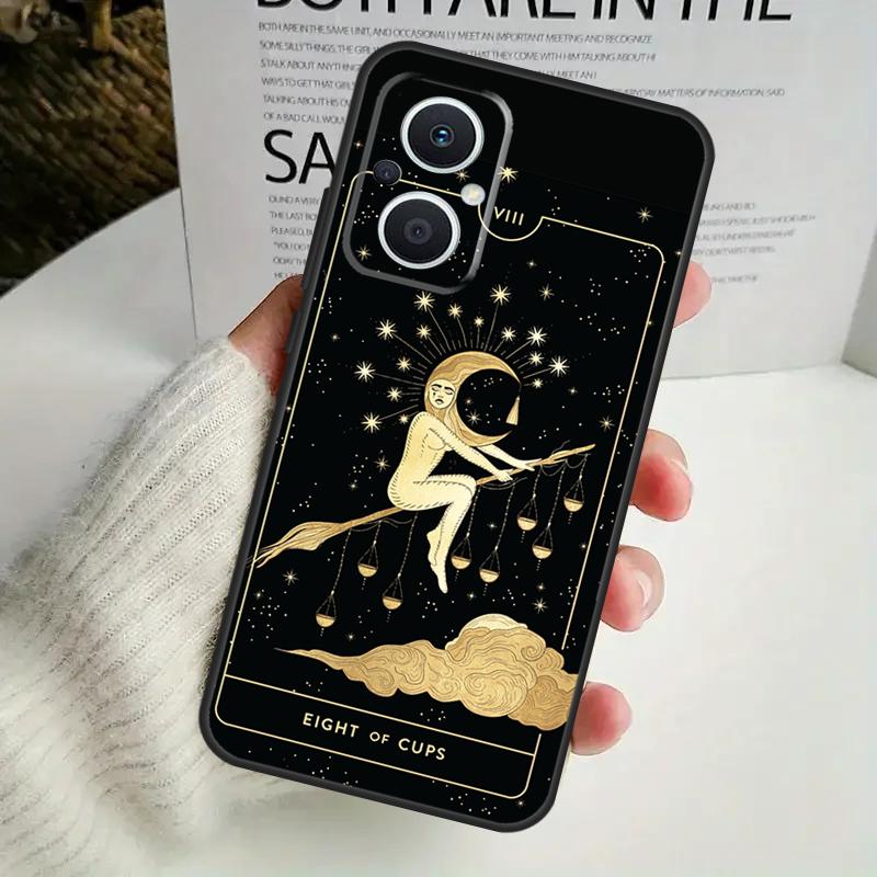 Witches moon Tarot Mystery totem Phone Case For OPPO Reno 14F 12F 12 11 13 F 10 Pro 8T 7 8 Lite OPPO Find X9 X8 X6 X5 Pro Cover