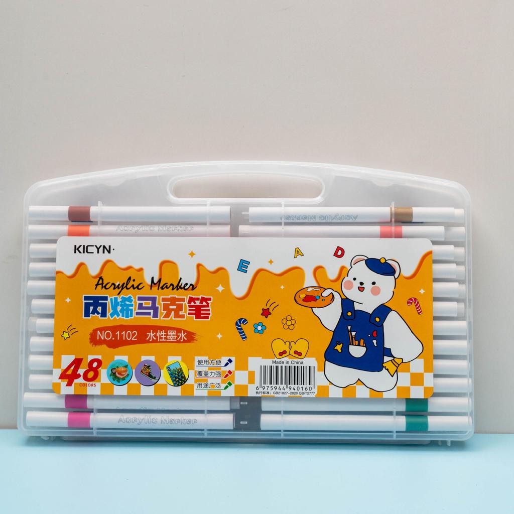 Acrylmarker Farblos Kinder Grundschüler Farbige Stifte Kindergarten Stapelbare Farbe Wasserbasierte Auswaschbare Malstifte
