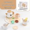Wooden Afternoon Tea Set for Kids - Educational Role-Playing Toy