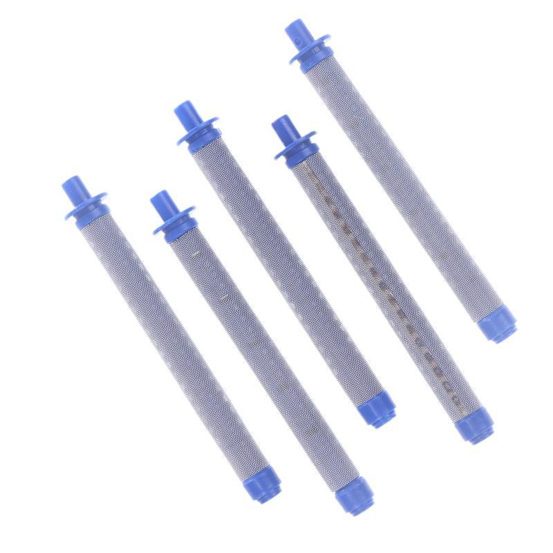 5/10PCS Blue Airless Spray Gun Filters, 60 Mesh Replacement High Pressure Spraying Accessories Airless Sprayer Filters