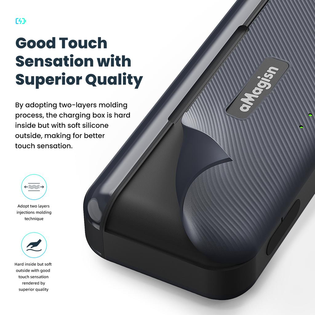 AMagisn 3-gniazdowa szybka ładowarka do akumulatora typu C PD etui do szybkiego ładowania akcesoria do kamery sportowej