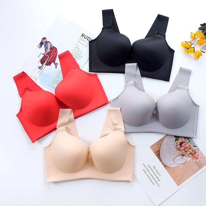 Ultra-Thin Seamless Plus Size Bra for Full Coverage & Anti-Sagging