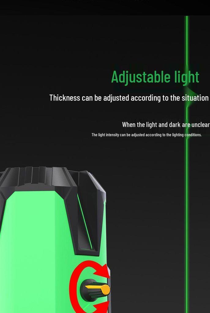 Yilong High-Precision Outdoor Laser Level with Green Light (2, 3, 5 Lines)