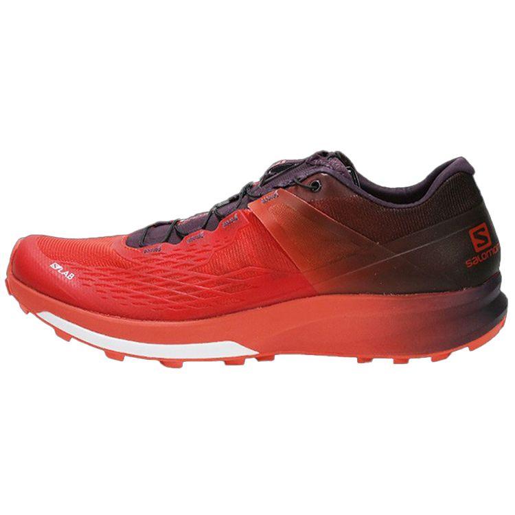 Salomon S/Lab Ultra 2 Non-Slip Durable Breathable Low-Top Hiking Shoes Men Hiking Shoes Red 409272