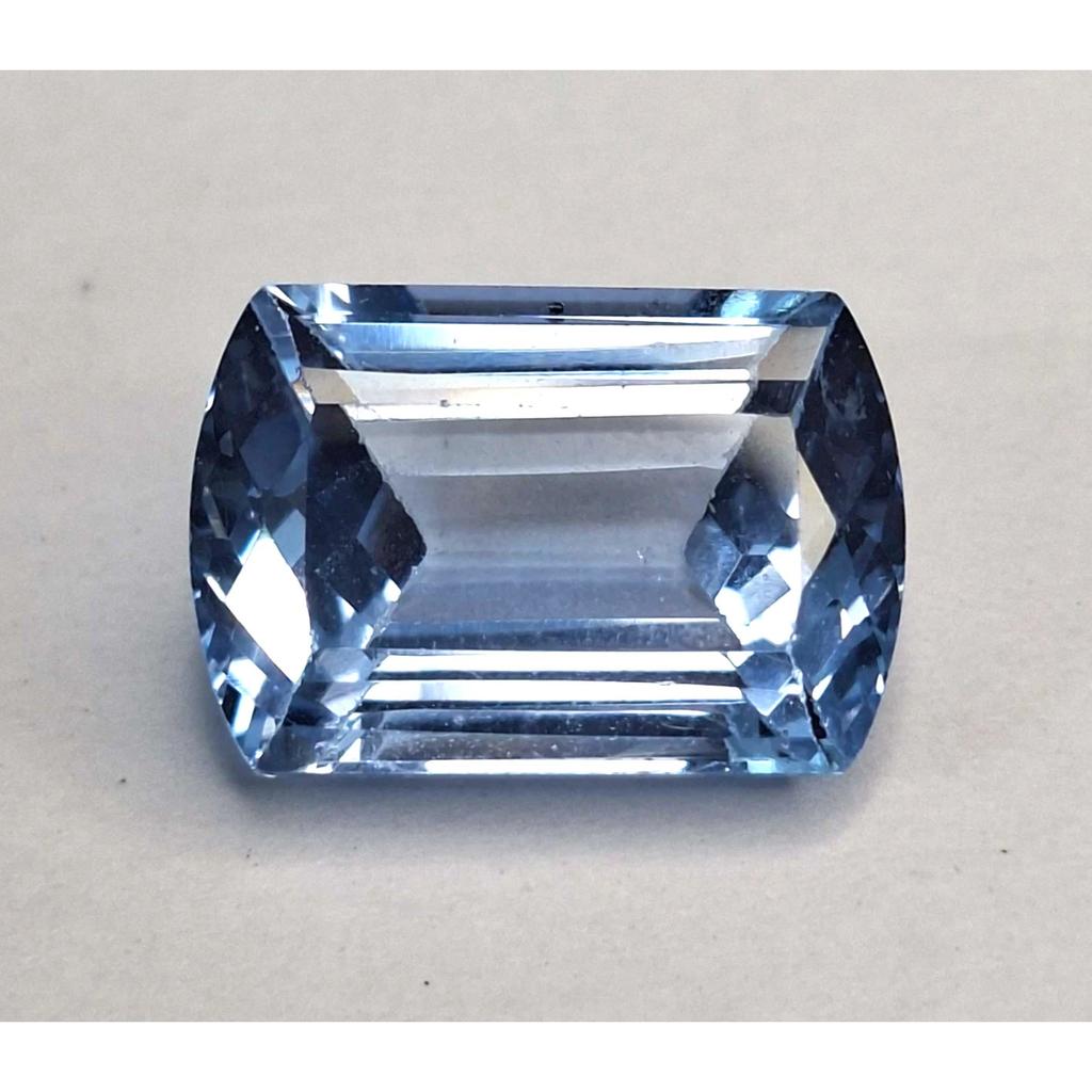 Fancy Cut Natural Sky Blue Aquamarine 11-13 Ct Stunning Certified Gemstone