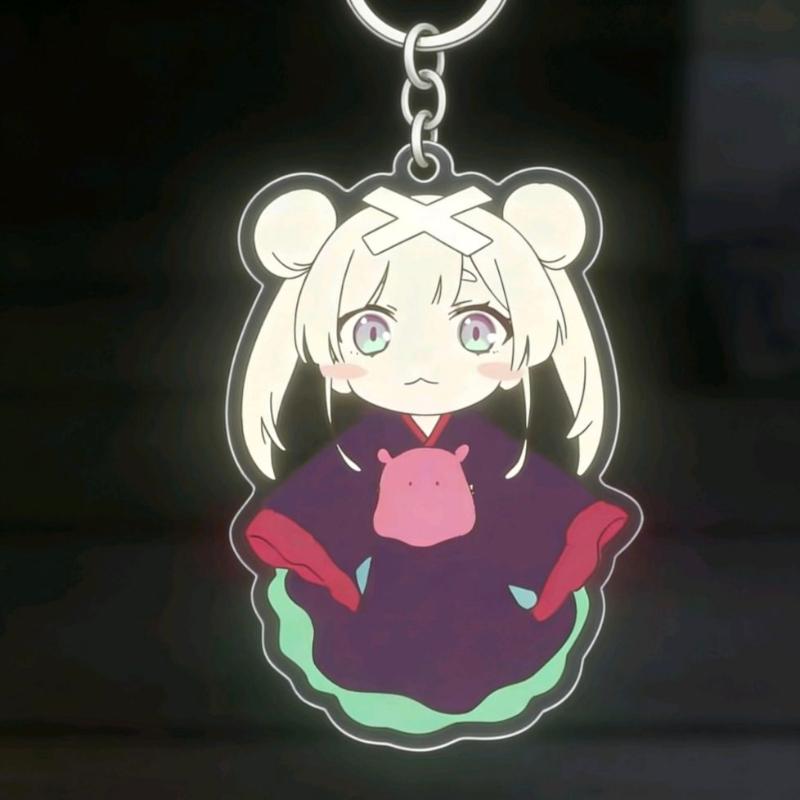

Anime Cosmic Princess Kaguya Runami Yachiyo Cosplay Keychain Kawaii Acrylic Keyring Key Chain Bag Accessory Ornament Decoration