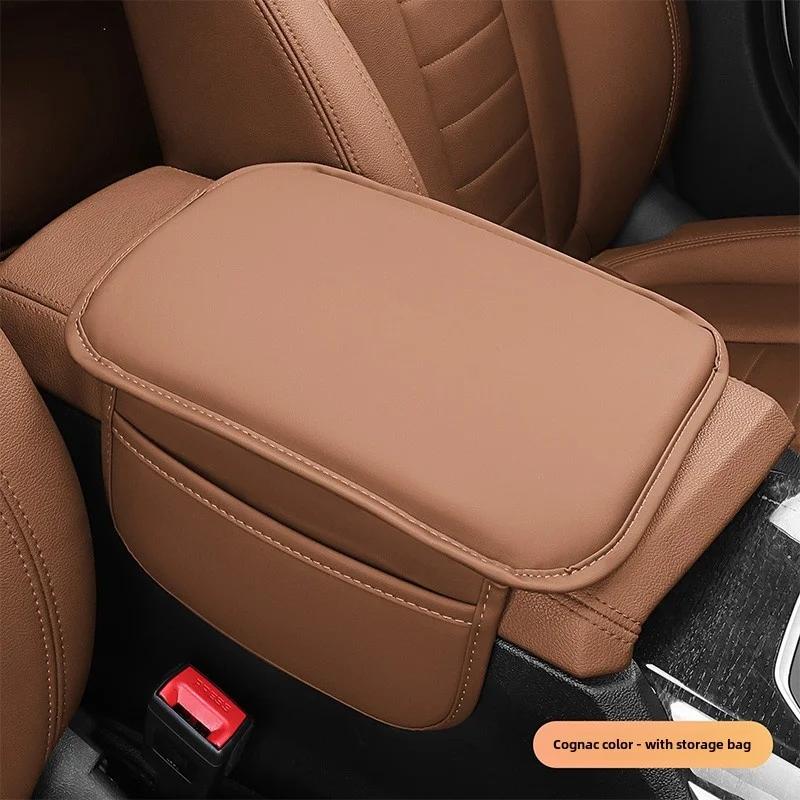 Interior Stickers For Renault Clio Laguna 2 Megane Duster Car Hand Guard Storage Multifunctional Leather Center Console Cover In