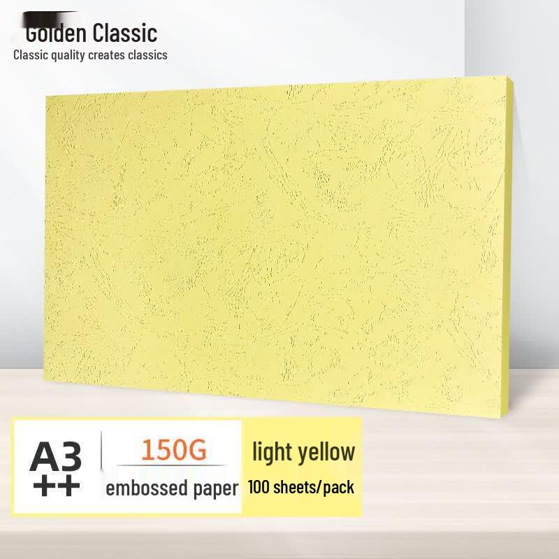 GOLDEN A3++ Embossed Binding Cover Paper CN plug (adapter included)