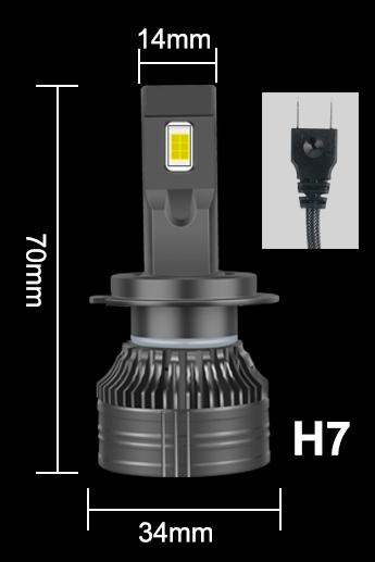 Żarówki Led S&D H7 26000Lm 120W Ultra Mocne Can