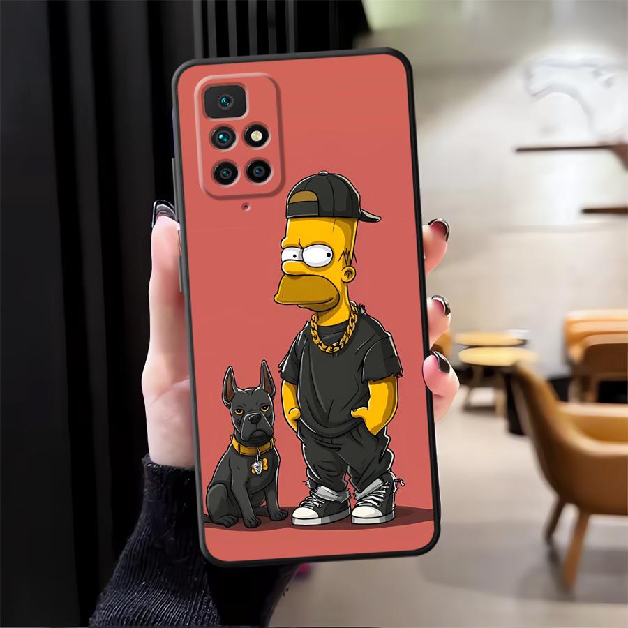 Case for Xiaomi Redmi 9T A1 A2 Plus 9A 9C K40 K50 Gaming 10 13C K60 A5 12C 12 Funda Phone Cover The S-simpsons Cartoon