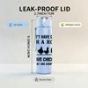 1PC I Don't Have Ducks In A Row Quote 750ml Color Plastic Sports Water Bottle Leakproof Flip Straw Lid Suitable for Sports Office Home Use