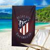 1pc Atletico Madrid Beach Towel, Beach and Seaside Swimming Pool Equipment, Fashion Pattern, Rectangular, Travel Essentials