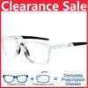JUSSTY Transparent Multifocal Progressive Glasses Men Sport Prescription Eyeglasses Male Myopia Optical Eyewear TR90 Square 2024