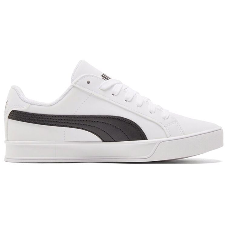 Puma Smash Vulc White Black Unisex Sneakers 359622-05