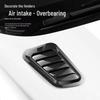 Leaf-Shaped Decorative Car Hood Air Vent