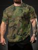 Casual T-shirt met korte mouwen voor heren