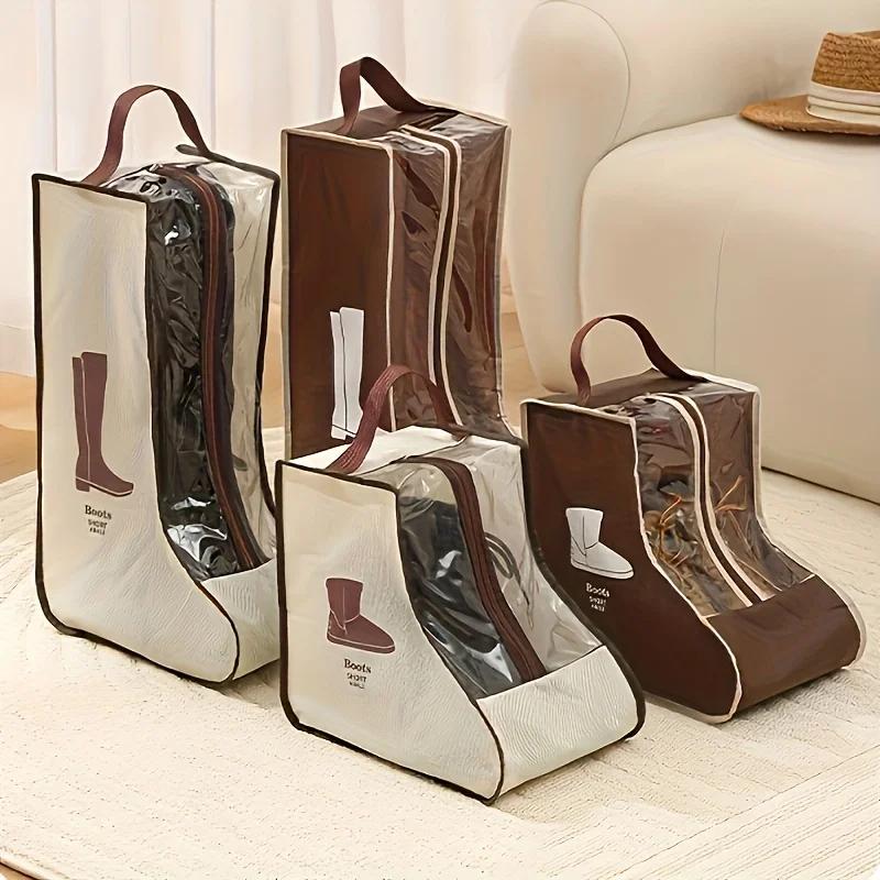 Boots Storage Bag, Tall Boots Storage/Protector Bag, Portable Waterproof Storage Bags Are Used for Travel Storage, Under The Bed