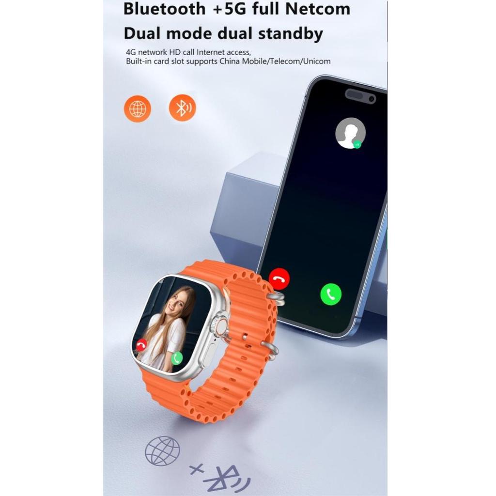 DW09 Rainbuvvy New Bluetooth 4G Telephone Watch NFC Waterproof Long Standby Time 2.01inches HD Screen WIFI Smart Watch