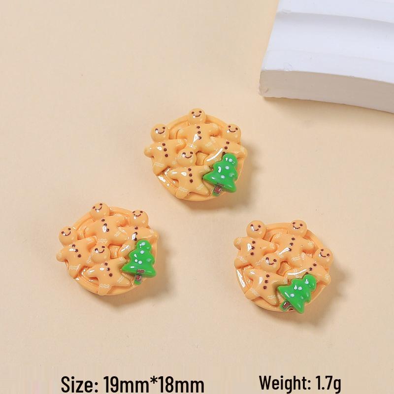 Handmade Resin Cartoon Ornaments: DIY Hair Clips, Crocs Charms  Creative Christmas Food Toys