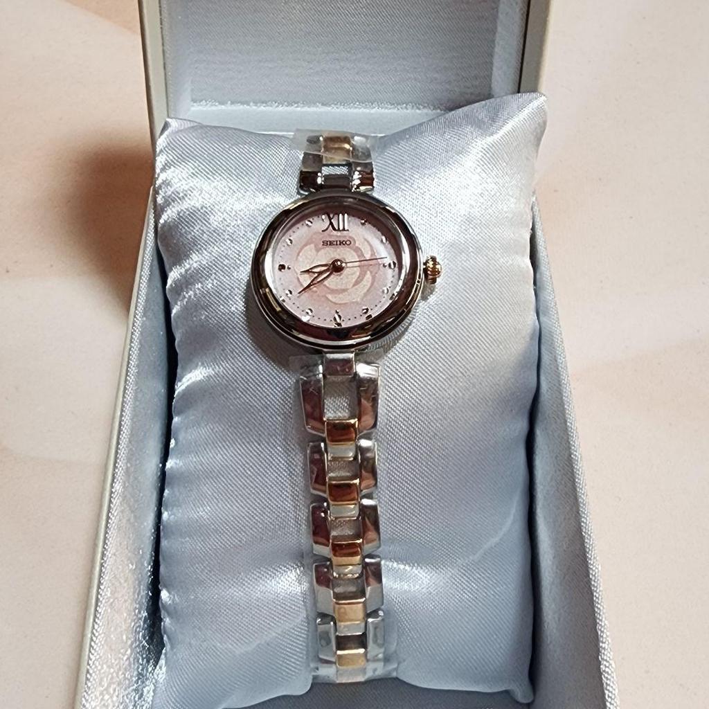 [USED] Seiko watch pink rose