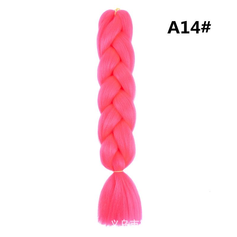 2026 New  Xpression Synthetic Big Braids Crochet Hair Braids Extensions Yaki Straight Hair Women's Jumbo Braids Hair Daily Wear