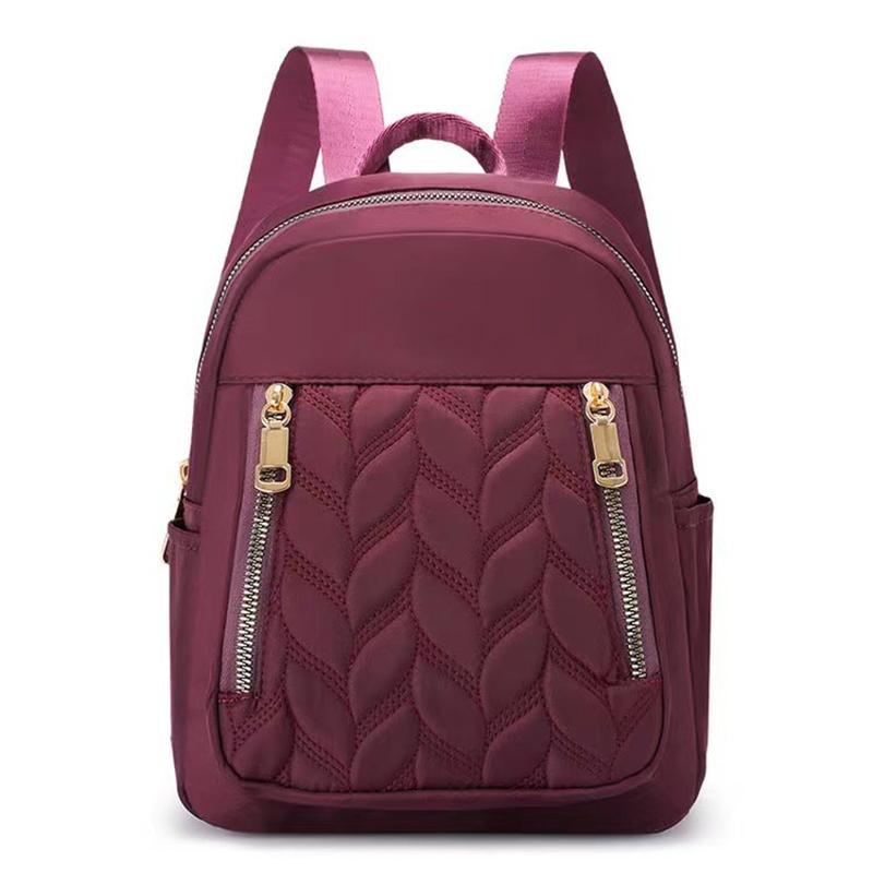 Nylon Travel Backpack Women‘S School Bags For Girls Anti-Theft Compact Shoulder Bag Packs Water-Repellent Rucksack