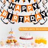 Birthday Party Decorations, Banners, Triangular Flags, Honeycomb Balls, Backgrounds, Walls, Desktops