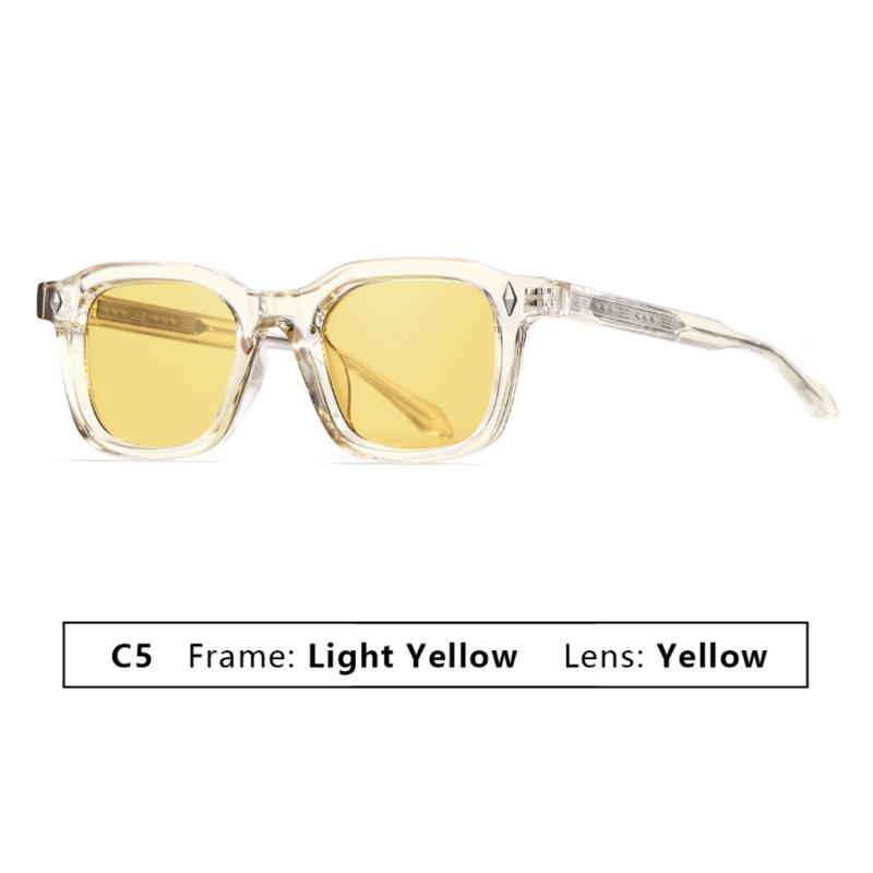 

Square Fashion Small Rectangle Sunglasses Women Men Y2K Outdoor Sports Cycling Shade Eyeglasses Female UV400 Black Eyewear жовтий